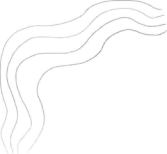 Abstract lines doodle pencil drawn element